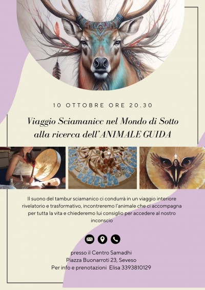 Venerdì 10/10 ore 20:30 Viaggio sciamanico nel mondo di sotto