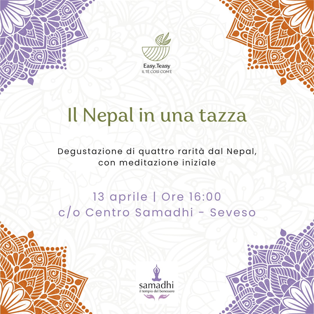 Sabato 13/04/24: Il Nepal in una tazza