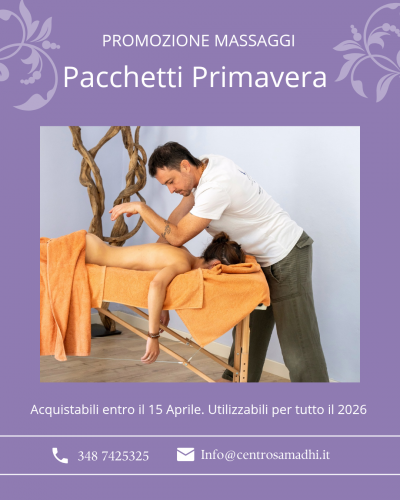 Promozione pacchetti massaggio