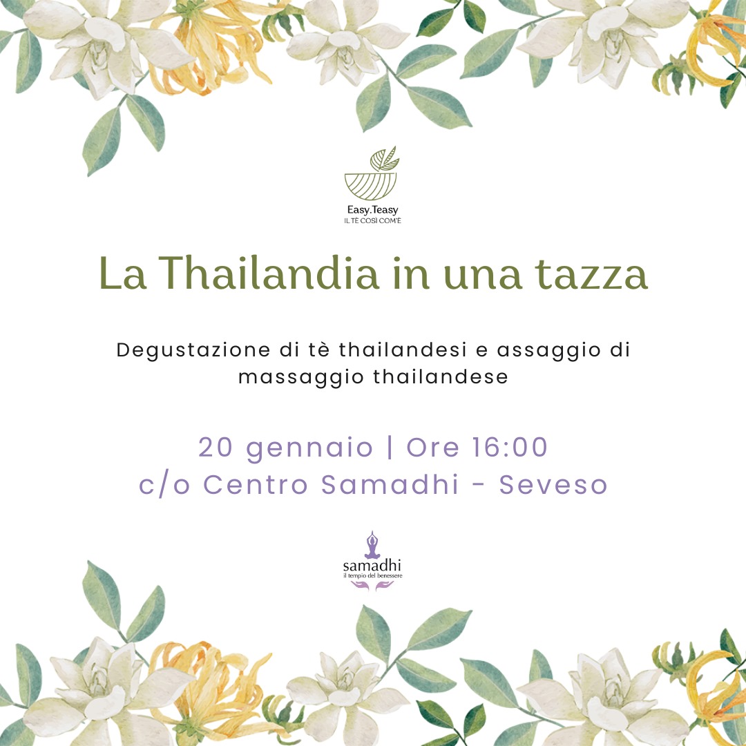 Sabato 20/01/24 La Thailandia in una tazza
